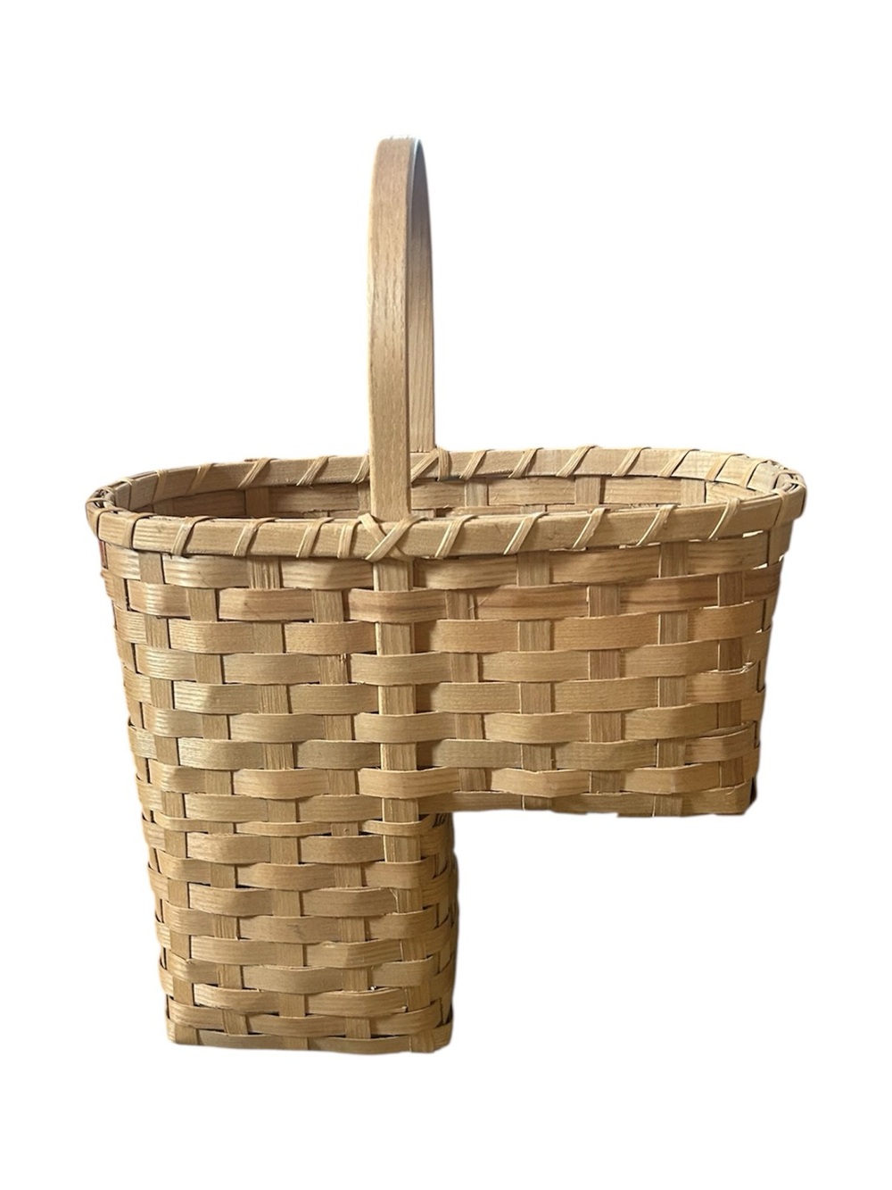 Vintage Woven Stair Basket